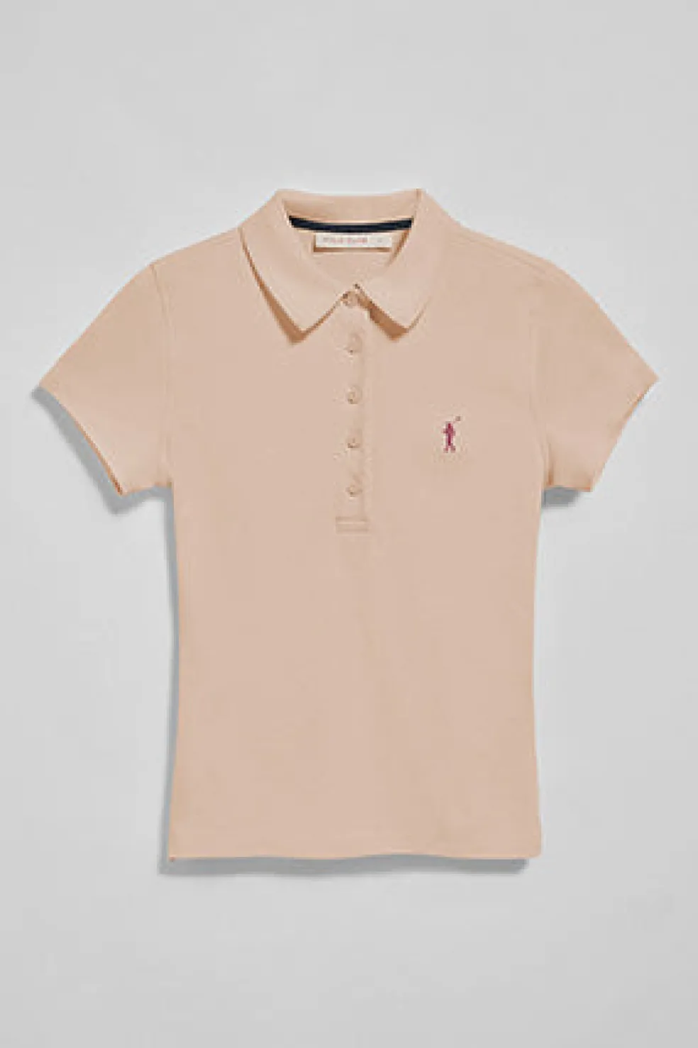 Polo Pereira color maquillaje de cinco botones con bordado Rigby Go