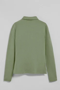 Polo Priyanka verde jade de cinco botones con bordado Rigby Go