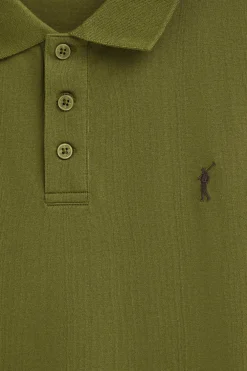 Polo verde con bordado Rigby Go