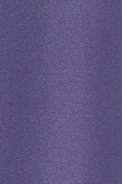 Polo violeta azulado de manga corta y dos botones con detalle en el pecho