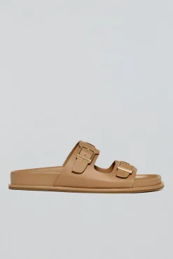 Sandalia bio camel Blake con hebillas