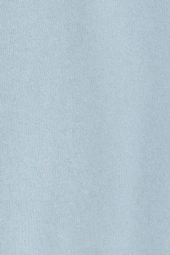 Sudadera azul claro boxy fit con logo engomado Polo club