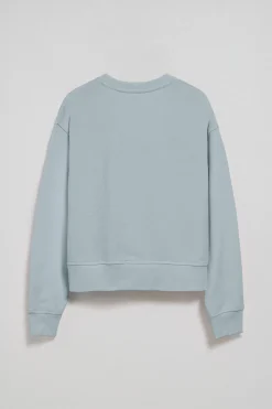 Sudadera azul claro de cuello redondo y bordado Rigby Go