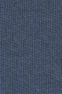 Sudadera azul denim con media cremallera y logo Rigby Go