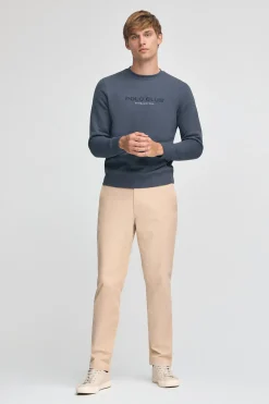 Sudadera azul denim de corte relajado Established 2012 Polo Club
