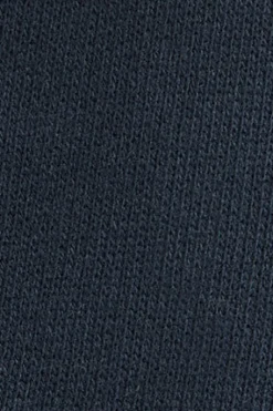 Sudadera azul marino con cuello de polo y logo Polo Club