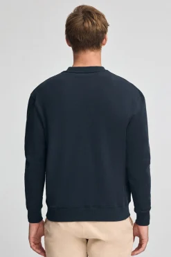 Sudadera azul marino de corte holgado Established 2012 Polo Club