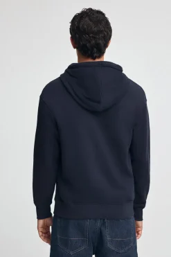 Sudadera azul marino de corte holgado con logo Polo Club