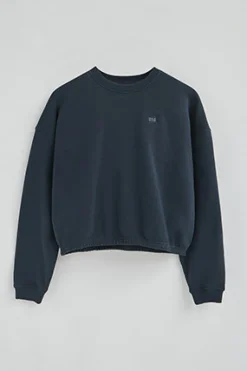Sudadera azul marino de corte holgado y logo Polo Club