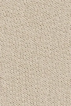 Sudadera beige de cuello alto y media cremallera con logo Polo Club