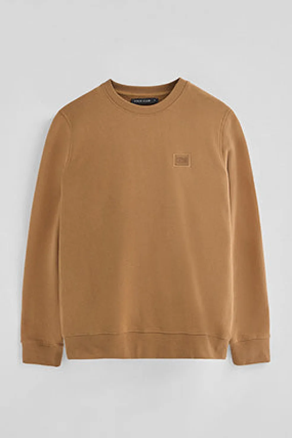 Sudadera camel de corte relajado con logo Polo Club