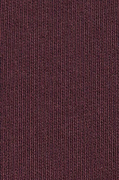 Sudadera color borgoña de cuello alto y cremallera completa con logo Rigby Go