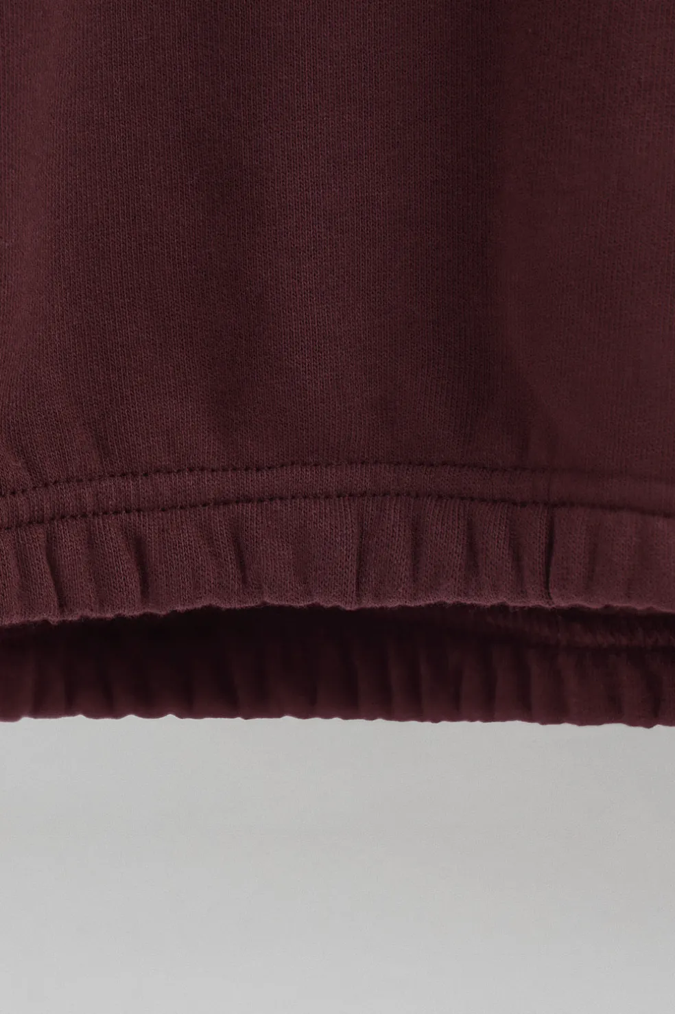 Sudadera color borgoña de corte holgado y logo Polo Club
