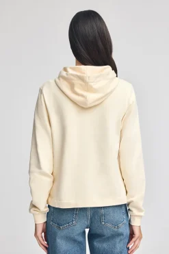 Sudadera color crudo con capucha y bordado Rigby Go