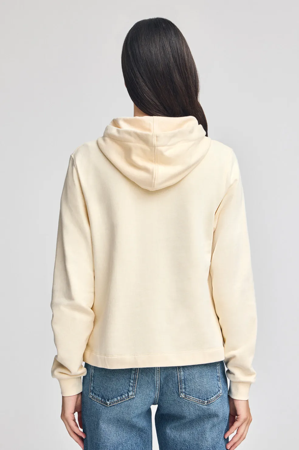 Sudadera color crudo con capucha y bordado Rigby Go