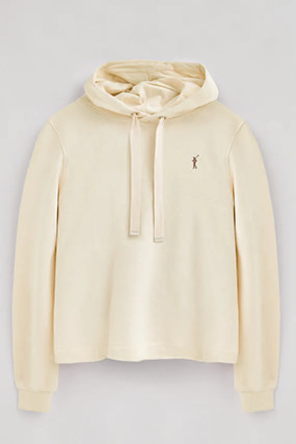 Sudadera color crudo con capucha y bordado Rigby Go
