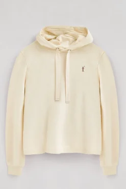 Sudadera color crudo con capucha y bordado Rigby Go