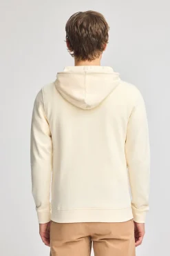 Sudadera color crudo con capucha y bordado Rigby Go