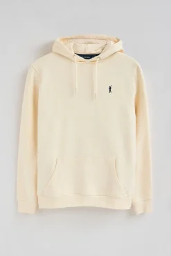 Sudadera color crudo con capucha y bordado Rigby Go