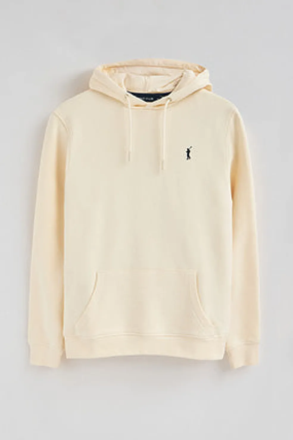 Sudadera color crudo con capucha y bordado Rigby Go