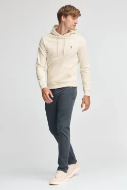 Sudadera color crudo con capucha de corte regular con logo Rigby Go
