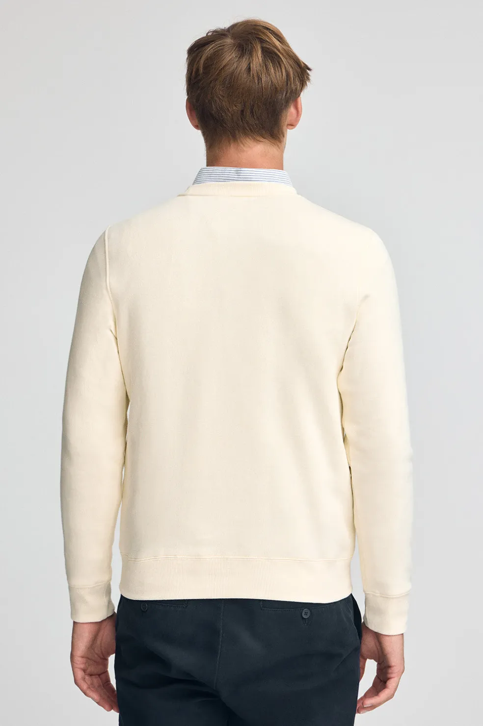 Sudadera color crudo de corte relajado Established 2012 Polo Club