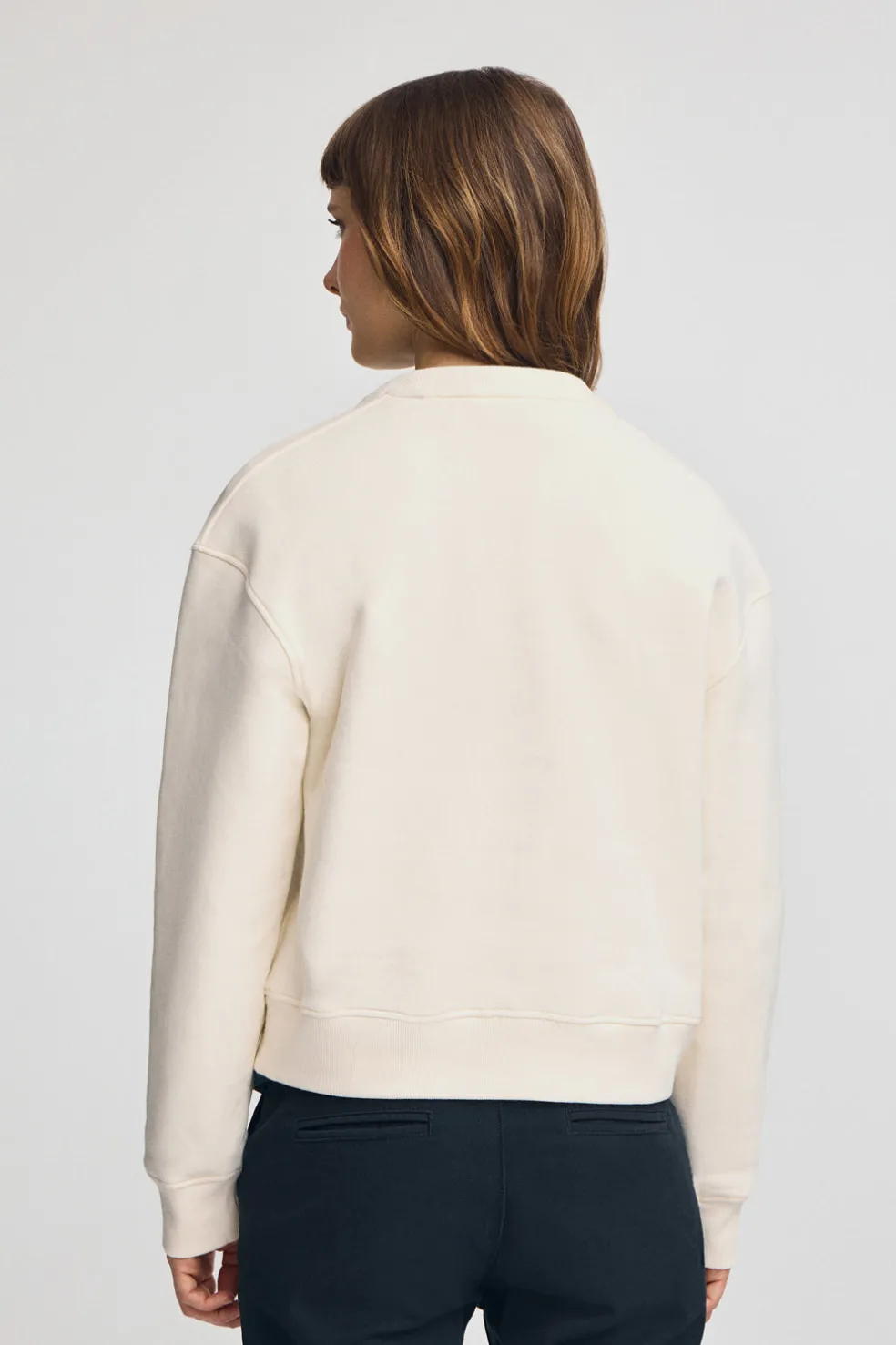 Sudadera color crudo de corte boxy Established 2012 Polo Club