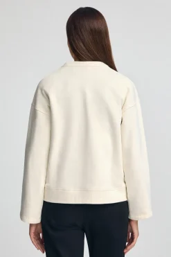 Sudadera color crudo de corte holgado con logo Established 2012 Polo Club