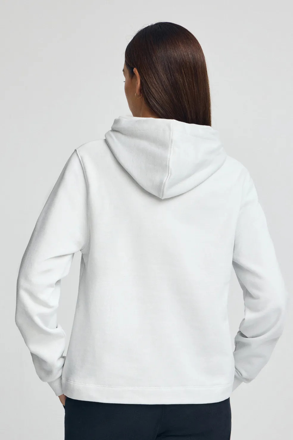Sudadera color hielo con capucha y logo Rigby Go