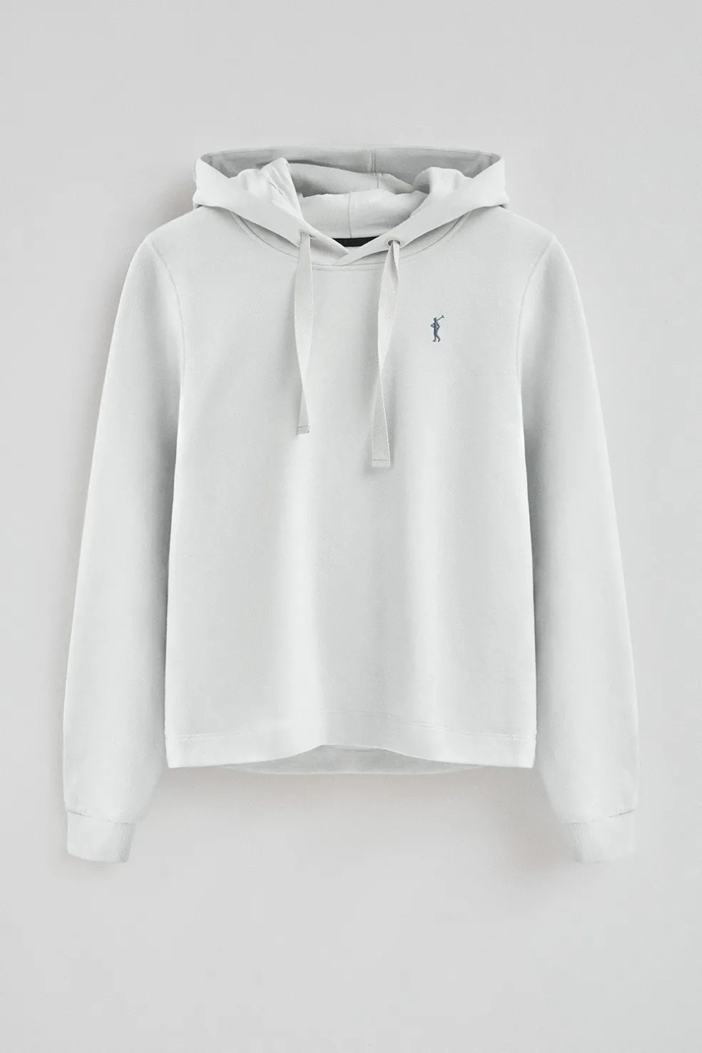 Sudadera color hielo con capucha y logo Rigby Go