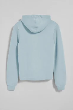 Sudadera con capucha azul claro con logo bordado Rigby Go