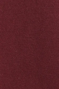 Sudadera granate de corte holgado con logo Polo Club