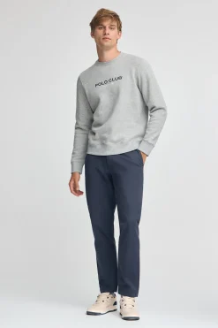 Sudadera gris vigoré de corte relajado Established 2012 Polo Club