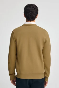 Sudadera mostaza de corte relajado con logo Rigby Go
