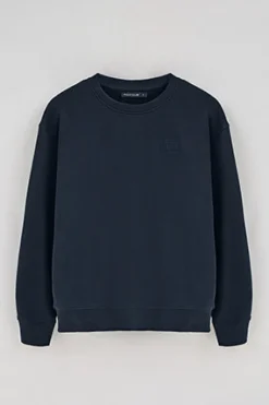Sudadera navy relax de cuello redondo con detalle Polo Club