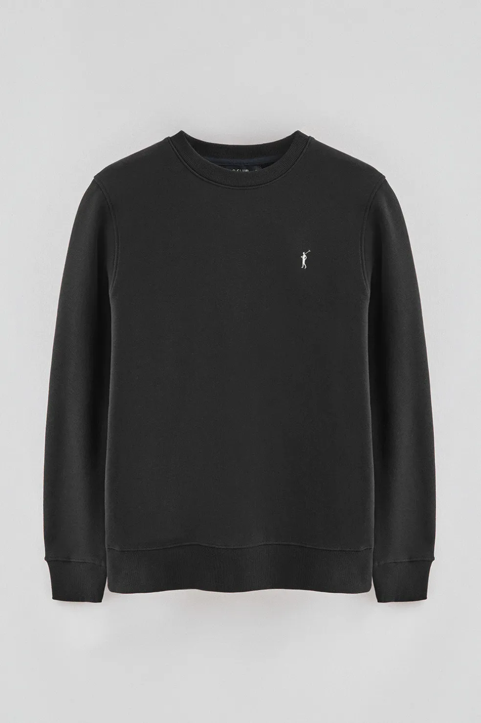 Sudadera negra de corte relajado con logo Rigby Go