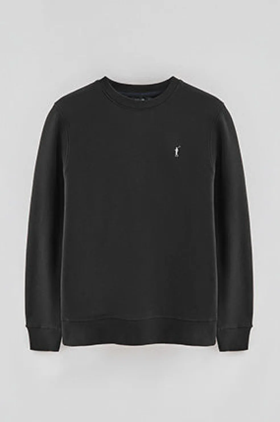 Sudadera negra de corte relajado con logo Rigby Go