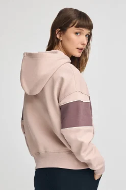 Sudadera rosa palo con capucha y logo Polo Club