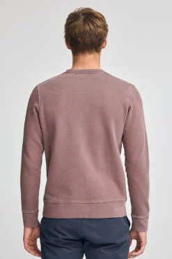 Sudadera rosa tape efecto lavado con logo Rigby Go