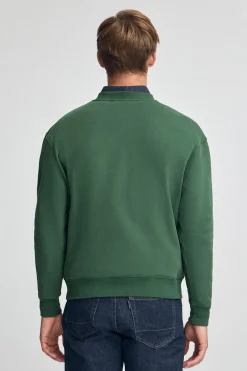 Sudadera verde botella de corte holgado Established 2012 Polo Club