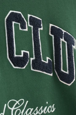 Sudadera verde botella de corte holgado Established 2012 Polo Club