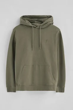 Sudadera verde militar con capucha de corte regular con logo Rigby Go