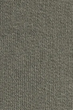 Sudadera verde militar de media cremallera con logo Polo Club