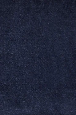 Toalla azul marino de rizo Antibes con logotipo
