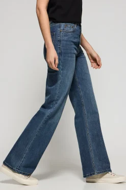 Vaqueros wide leg Jana azul denim