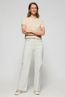 Vaqueros wide leg Jana blancos