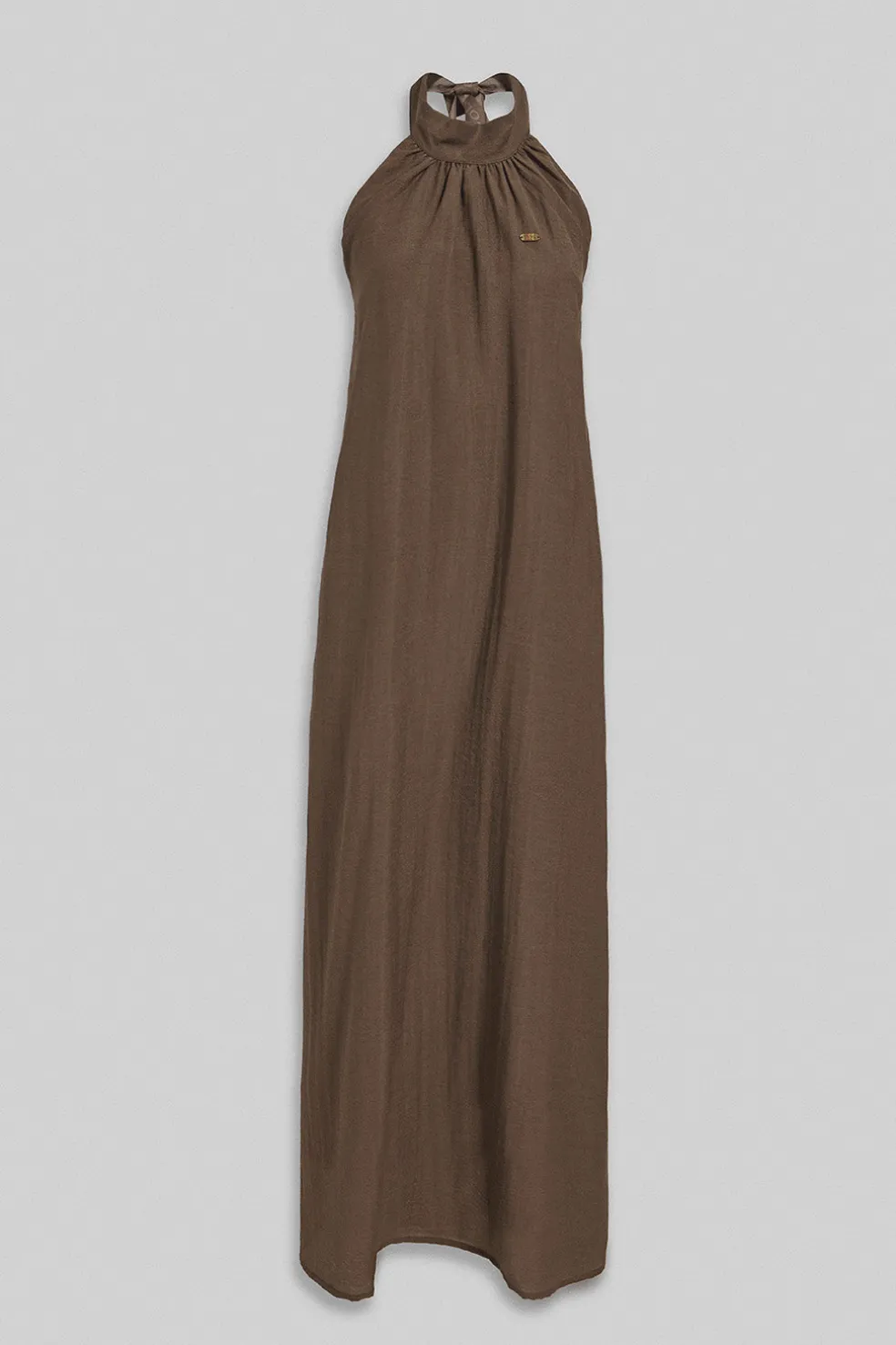 Vestido Valay color moca con detalles Polo Club