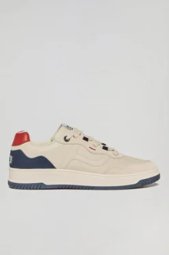 Zapatilla casual Cornell de piel sintética azul marino para hombre con detalles en contraste Polo Club