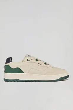 Zapatilla casual Cornell de piel sintética verde para hombre con detalles en contraste Polo Club