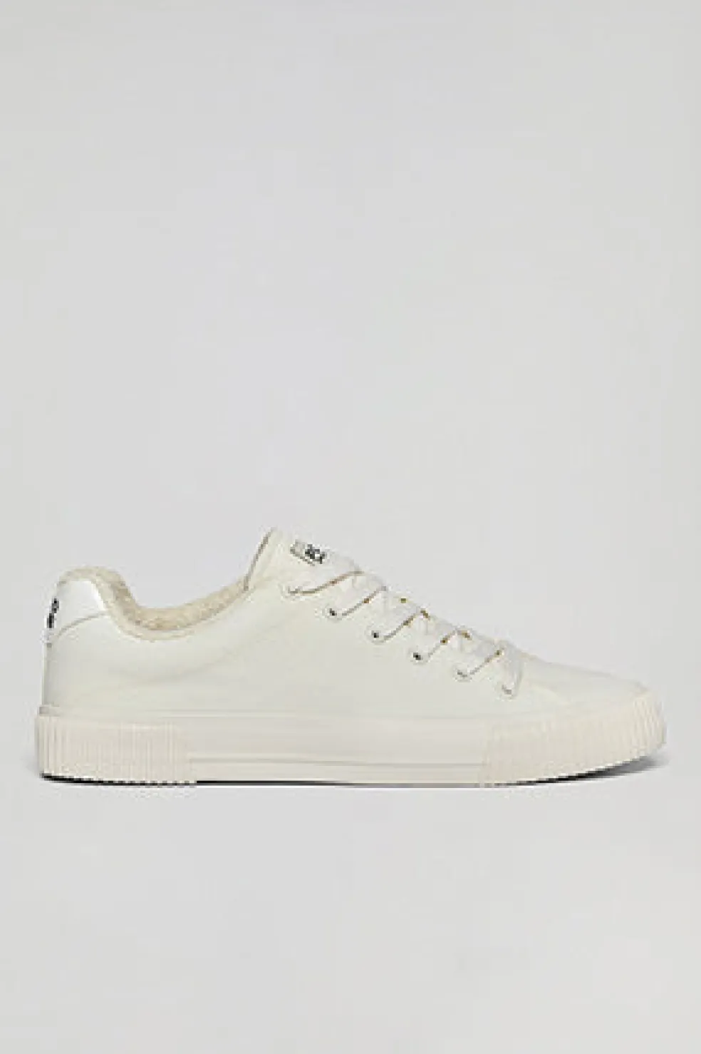 Zapatilla Habana de lona blanca para hombre con detalles Polo Club